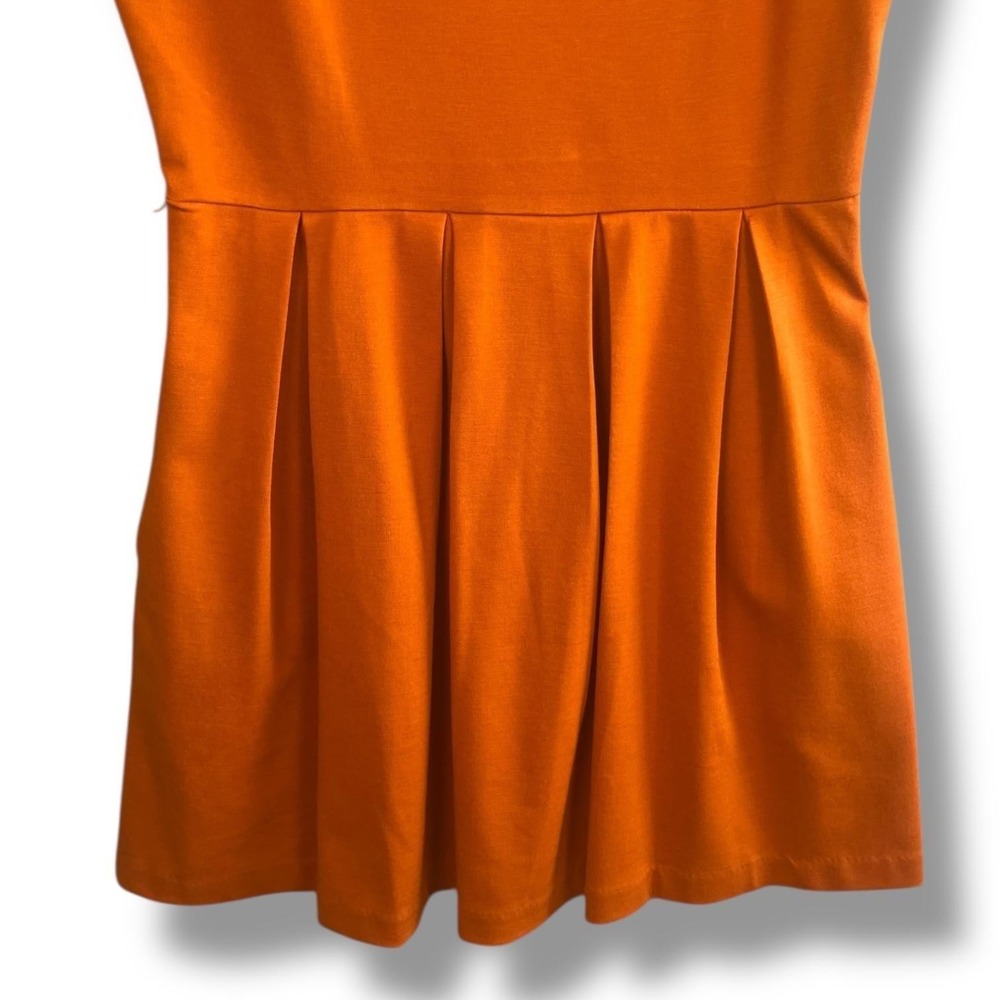Tommy Hilfiger Skater Dress Medium Orange - Picture 5 of 9